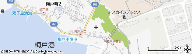 熊本県水俣市梅戸町周辺の地図