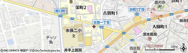 宮里精肉店周辺の地図