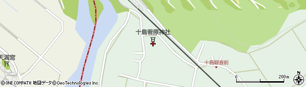 十島菅原神社周辺の地図