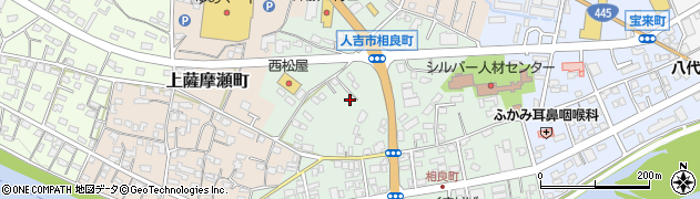 熊本県人吉市相良町周辺の地図