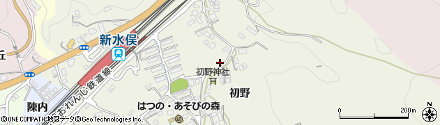 熊本県水俣市初野181周辺の地図