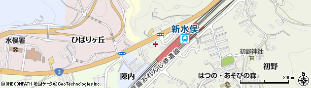 熊本県水俣市初野364周辺の地図
