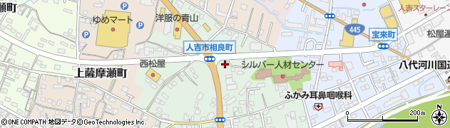 株式会社ヒライ　人吉相良町店周辺の地図
