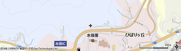 熊本県水俣市陳内周辺の地図