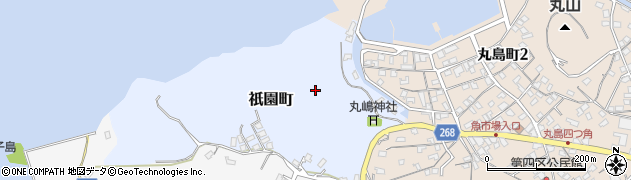 熊本県水俣市祇園町周辺の地図