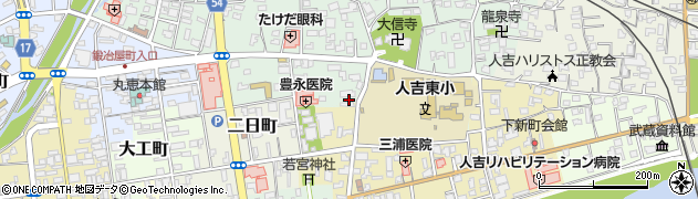 熊本県人吉市南泉田町128周辺の地図