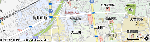 丸恵本館周辺の地図