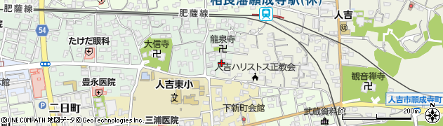 熊本県人吉市南泉田町299周辺の地図