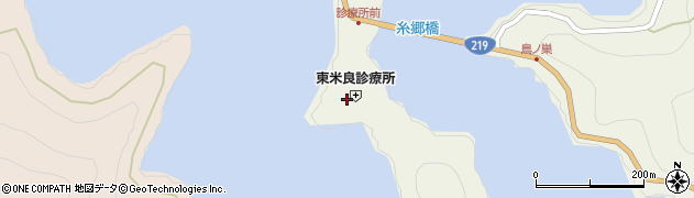 東米良診療所周辺の地図