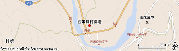 宮崎県西米良村（児湯郡）周辺の地図