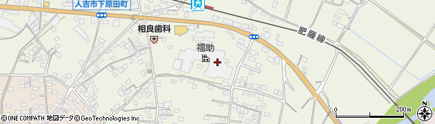 福助株式会社　熊本工場周辺の地図