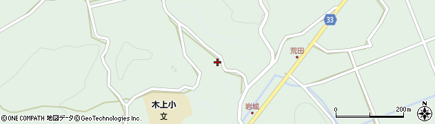 熊本県球磨郡錦町木上周辺の地図