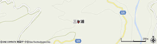 熊本県球磨村（球磨郡）三ケ浦周辺の地図