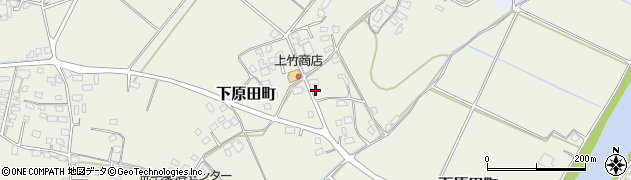 熊本県人吉市下原田町（羽田）周辺の地図