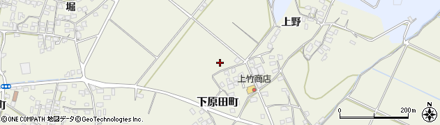 熊本県人吉市下原田町周辺の地図