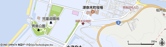 津奈木役場前周辺の地図