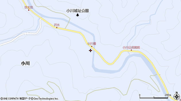〒881-1302 宮崎県児湯郡西米良村小川の地図