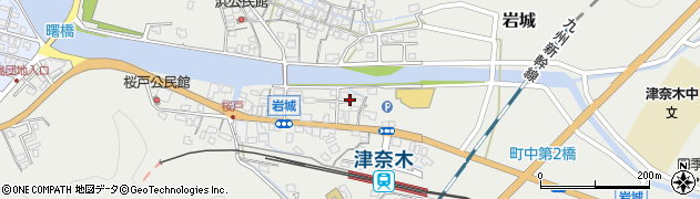 津奈木川周辺の地図