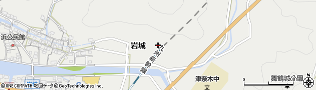 熊本県津奈木町（葦北郡）岩城周辺の地図