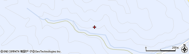 古川谷周辺の地図