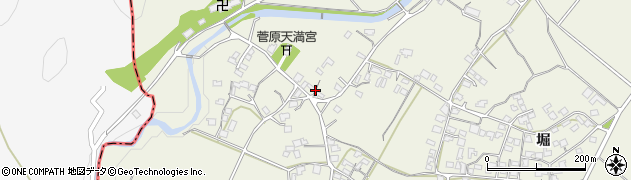 熊本県人吉市下原田町（西門）周辺の地図