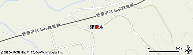 熊本県津奈木町（葦北郡）津奈木周辺の地図