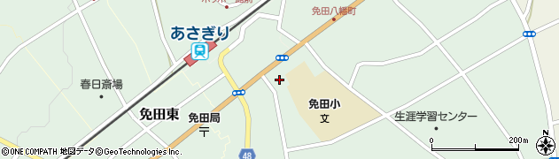 田中美容室周辺の地図