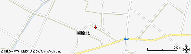 熊本県あさぎり町（球磨郡）岡原北周辺の地図