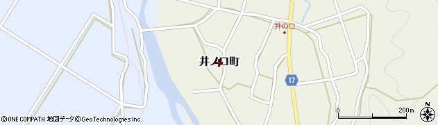 熊本県人吉市井ノ口町周辺の地図