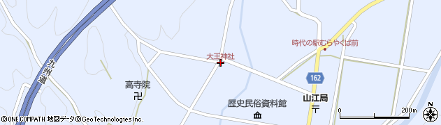 大王神社周辺の地図