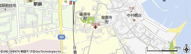 福原尾周辺の地図