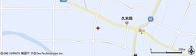 多良木警察署久米駐在所周辺の地図