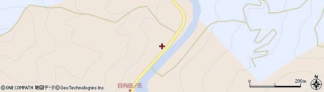 宮崎県西都市八重44周辺の地図