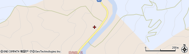 宮崎県西都市八重38周辺の地図
