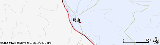 熊本県人吉市上原田町尾曲833周辺の地図