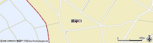 熊本県球磨郡湯前町瀬戸口周辺の地図