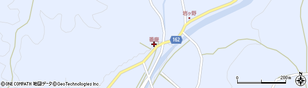 番慶周辺の地図