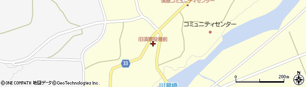 旧須恵役場前周辺の地図