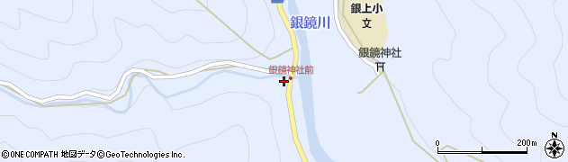 宮崎県西都市銀鏡624周辺の地図