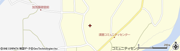 熊本県あさぎり町（球磨郡）須恵（上手）周辺の地図