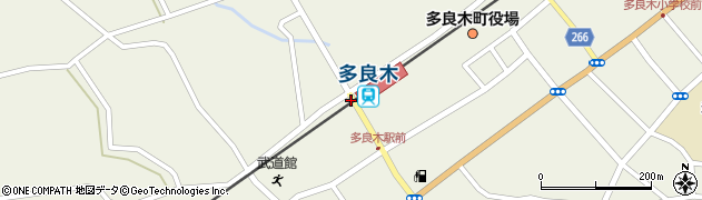 多良木駅周辺の地図