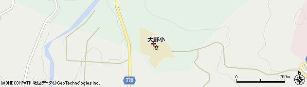 芦北町立大野小学校周辺の地図