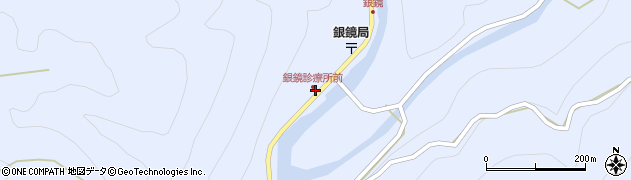 宮崎県西都市銀鏡663周辺の地図