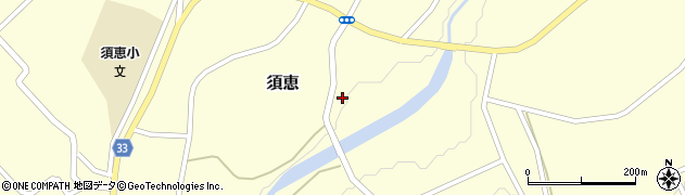 熊本県あさぎり町（球磨郡）須恵周辺の地図