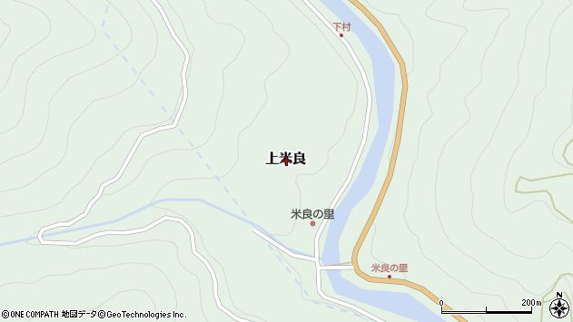 〒881-1413 宮崎県児湯郡西米良村上米良の地図