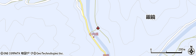 宮崎県西都市銀鏡55周辺の地図