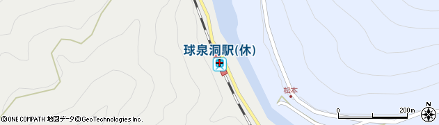 熊本県球磨郡球磨村周辺の地図