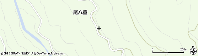 宮崎県西都市尾八重1219周辺の地図