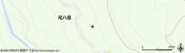 宮崎県西都市尾八重1199周辺の地図
