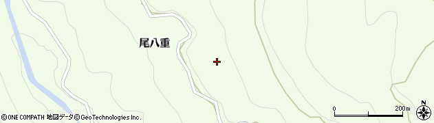 宮崎県西都市尾八重1197周辺の地図